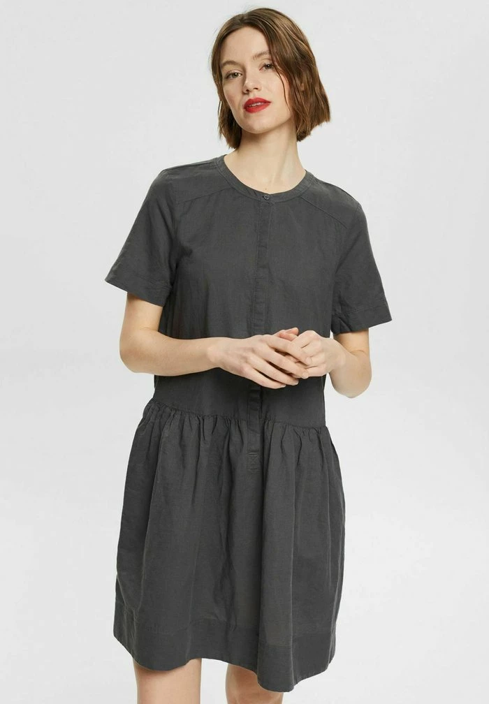 Esprit F LI CO - Day Dress - Anthracite