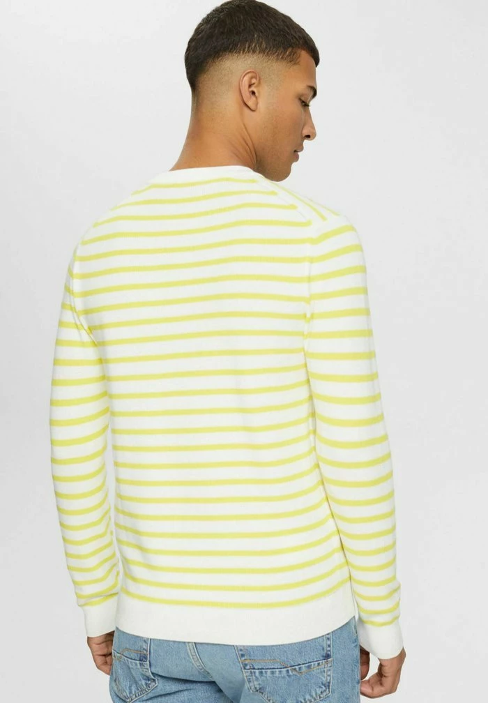 Esprit MIT STREIFEN - Jumper - Bright Yellow - Image 3