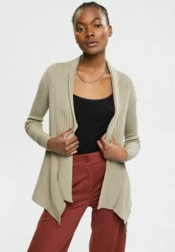 Esprit CARDIGAN - Cardigan - Pale Khaki