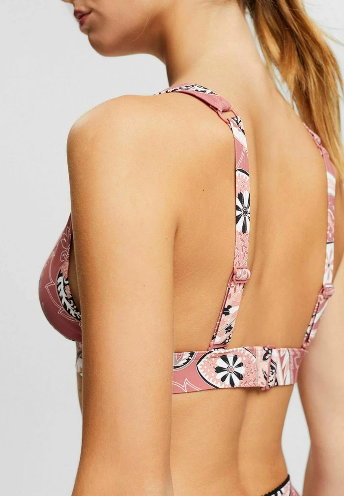 Esprit Bikini Top - Mottled Light Pink - Image 6