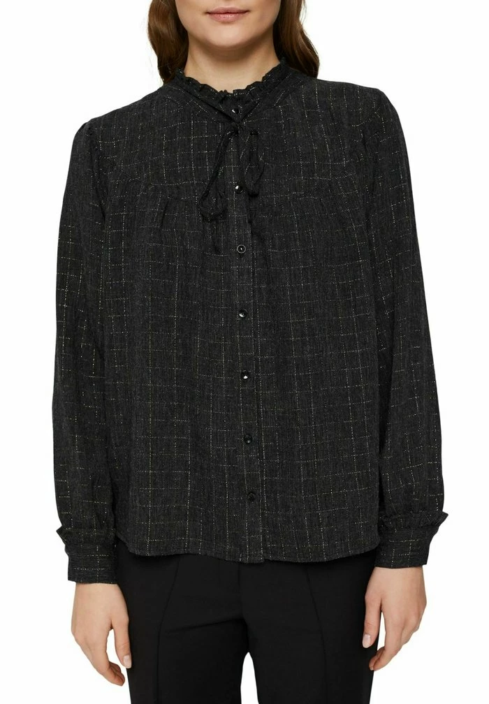 Esprit Button-down Blouse - Black - Image 5