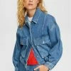 Esprit INDOOR - Denim Jacket - Blue Medium Wash
