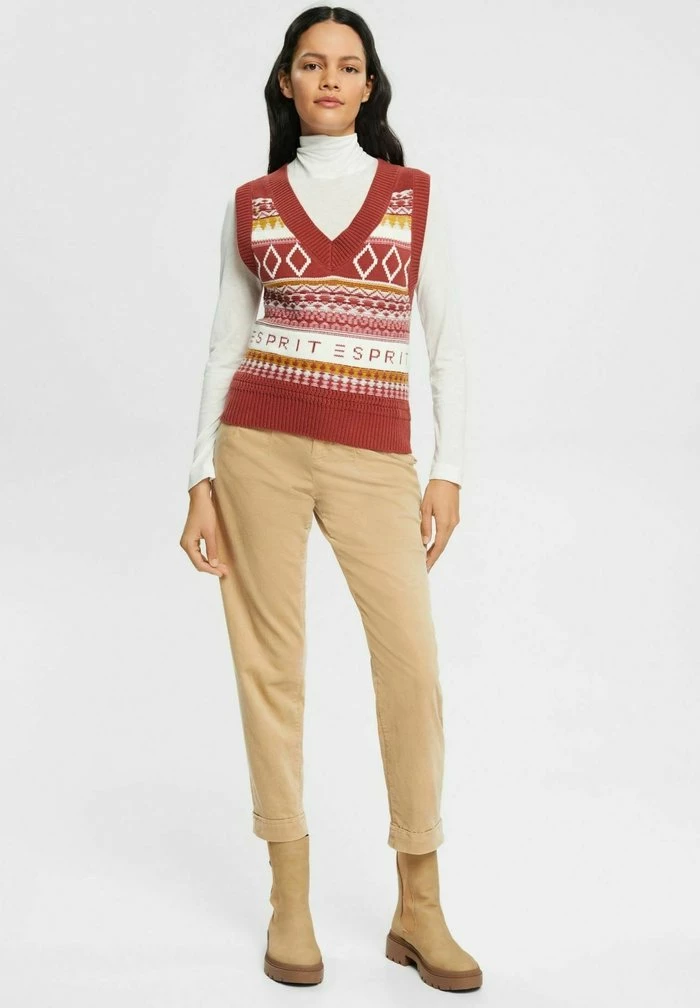 Esprit STIL - Trousers - Cream Beige