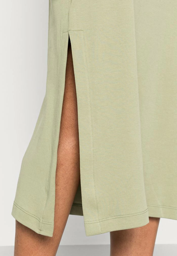 Esprit PIMA DRESS - Jersey Dress - Light Khaki - Image 5