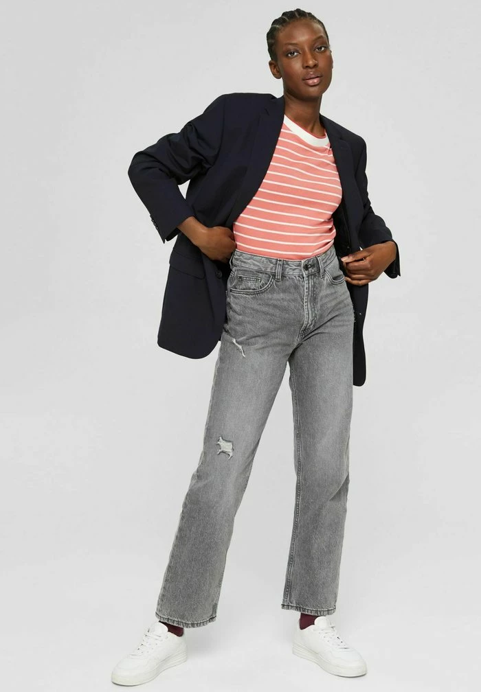 Esprit Print T-shirt - Coral - Image 4