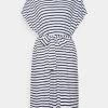 Esprit HAMPTONS BEACH DRESS STRIPED - Beach Accessory - Navy