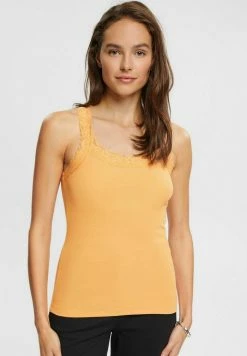 Esprit MIT SPITZE - Top - Peach