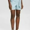 Esprit MIT BINDEGÜRTEL - Shorts - Grey Blue