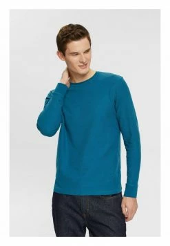 Esprit LONGSLEEVE - Long Sleeved Top - Dark Turquoise