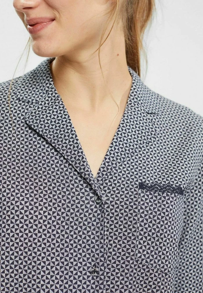 Esprit MIT SPITZE - Pyjama Top - Navy - Image 4