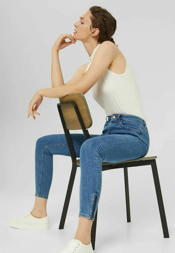 Esprit Jeans Skinny Fit - Blue Medium Washed - Image 5