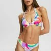 Esprit GEMUSTERTES NECKHOLDER - Bikini Top - Violet