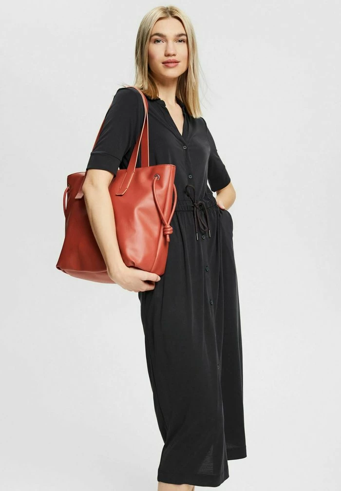 Esprit MIT KORDELZUG - Shirt Dress - Black - Image 2