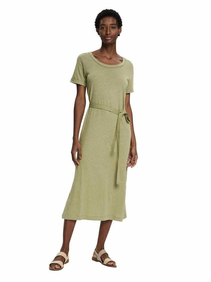 Esprit HENLEY DRESS - Jersey Dress - Light Khaki - Image 11