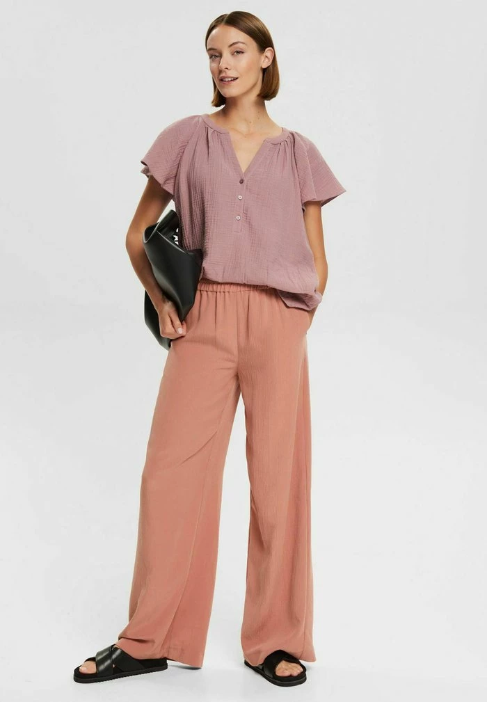 Esprit MIT CRINKLE-EFFEKT - Blouse - Mauve - Image 2