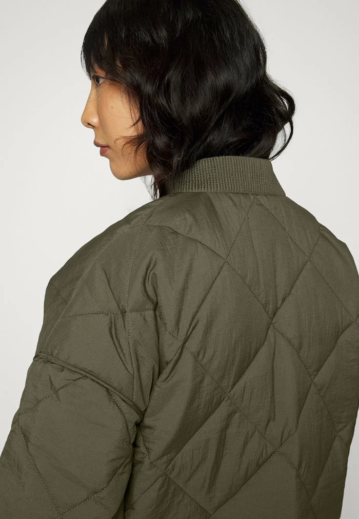 Esprit Classic Coat - Dark Khaki - Image 5