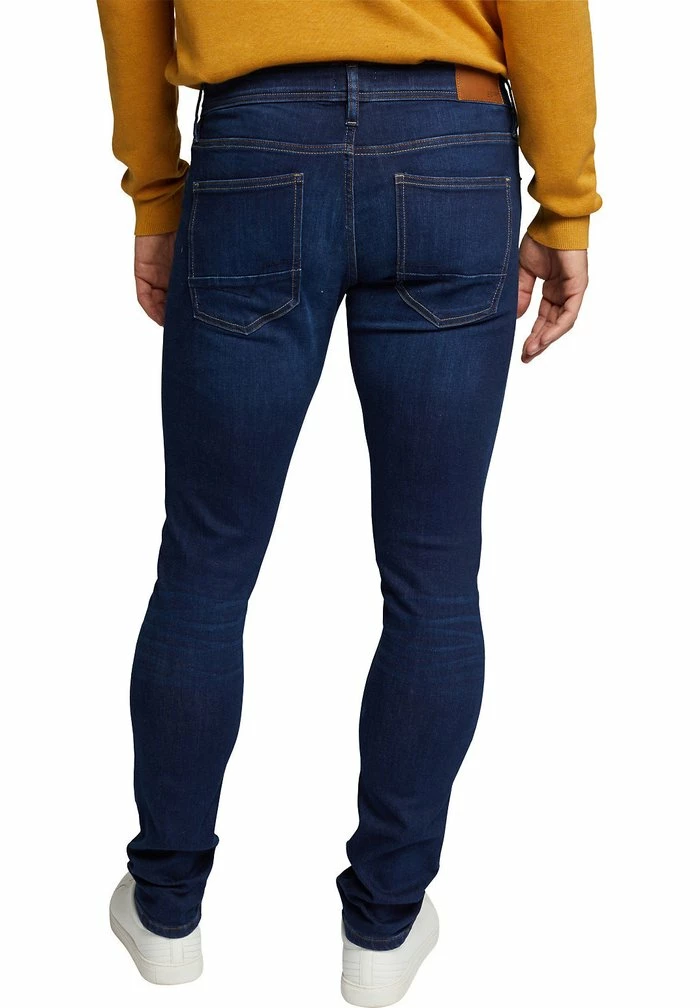 Esprit Slim Fit Jeans - Blue Dark Washed - Image 7