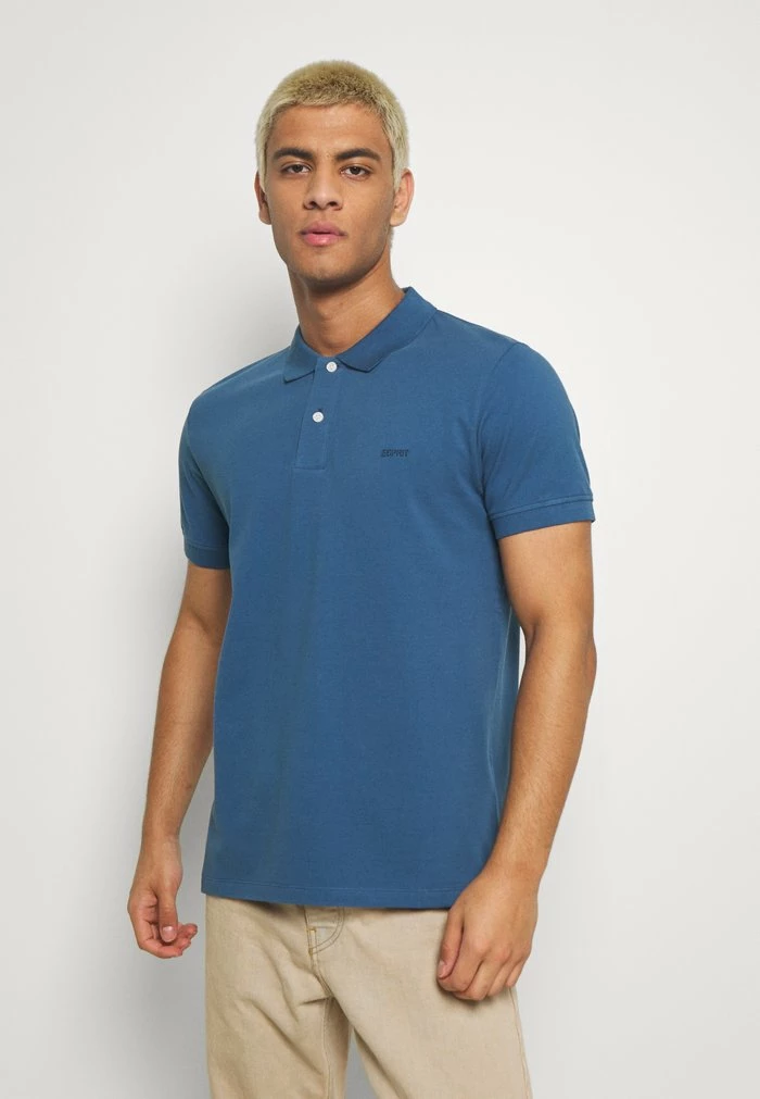 Esprit Polo Shirt - Grey Blue