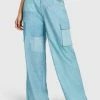 Esprit Cargo Trousers - Blue Medium Washed New