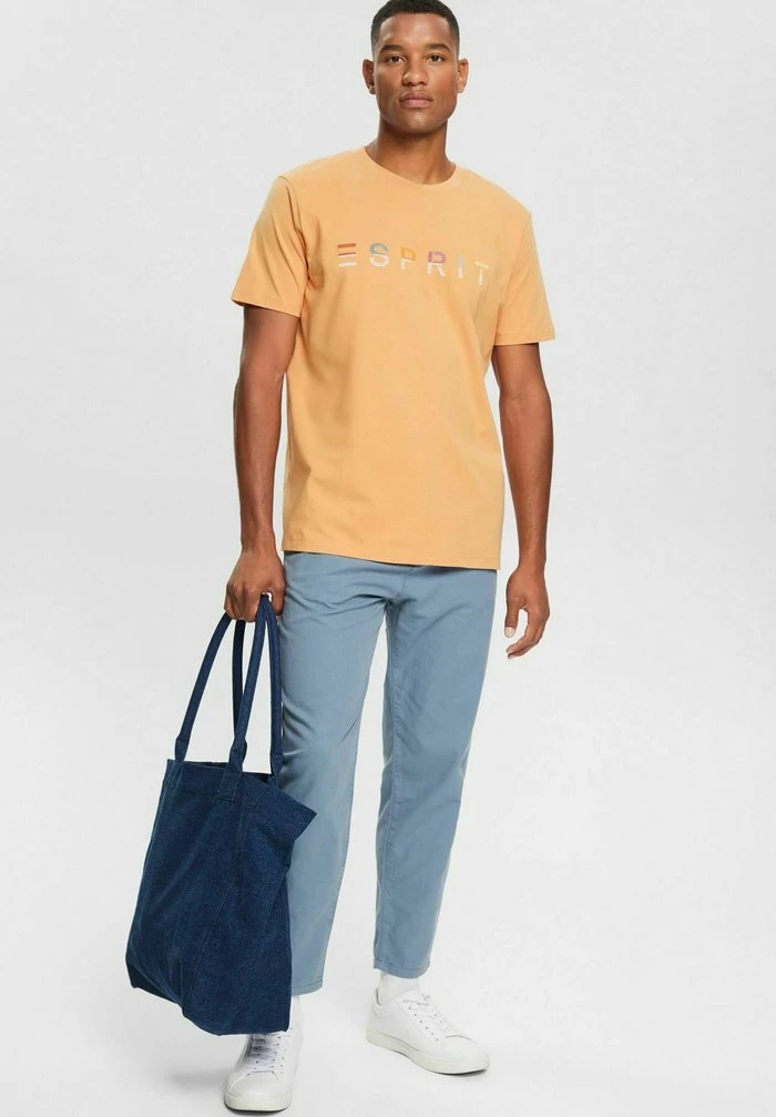 Esprit SUS AW CN SS - Print T-shirt - Peach - Image 2