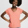 Esprit Basic T-shirt - Coral
