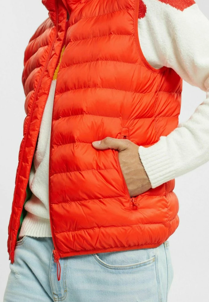 Esprit MIT - Waistcoat - Red - Image 4