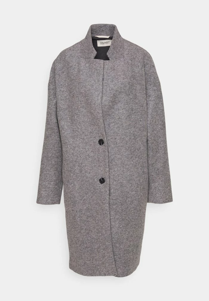 Esprit Classic Coat - Medium Grey - Image 4