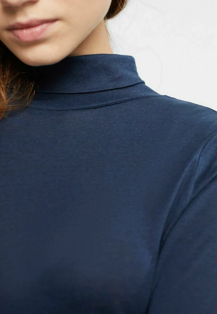 Esprit Long Sleeved Top - Navy - Image 4