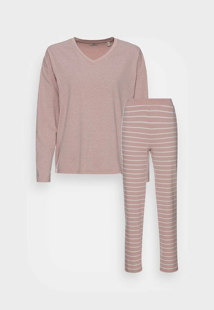 Esprit STRIPE LONG LEG LONG SLEEVE - Pyjamas - Old Pink - Image 5