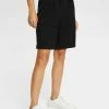 Esprit MIT BUNDFALTEN - Shorts - Black