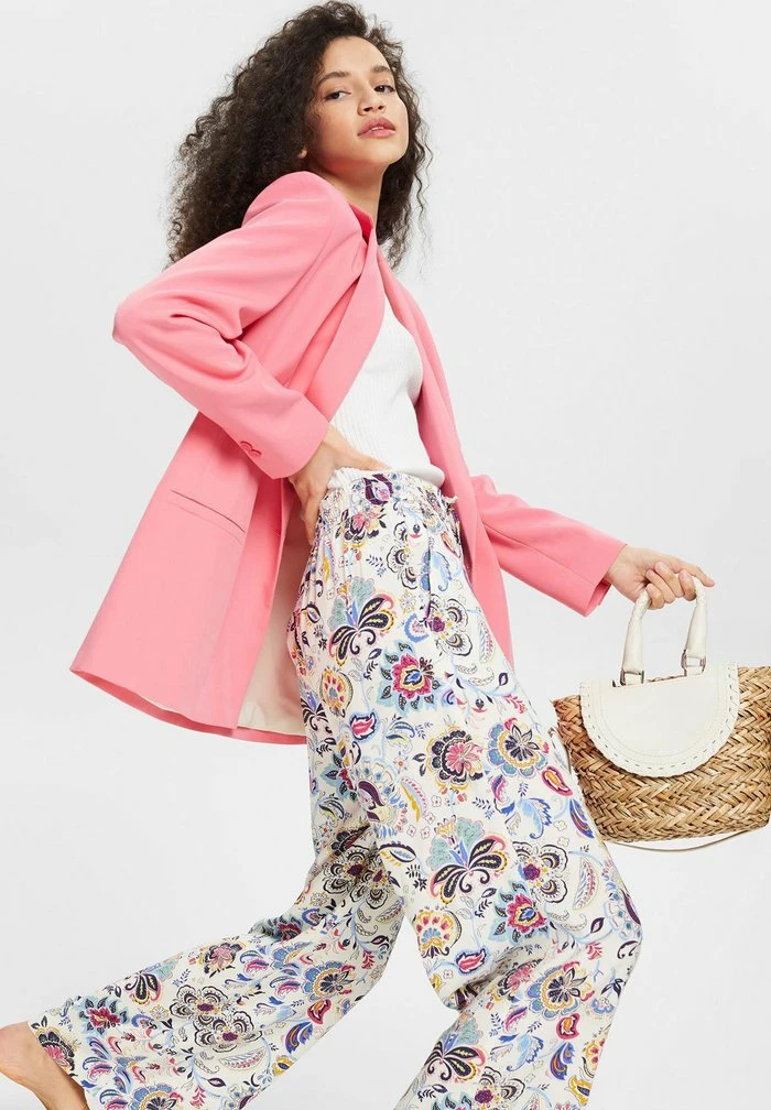 Esprit FLOATY PANTS - Trousers - Off White - Image 5