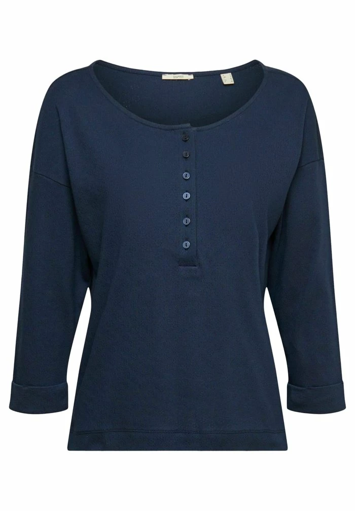 Esprit Long Sleeved Top - Navy - Image 5