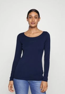 Esprit Long Sleeved Top - Navy