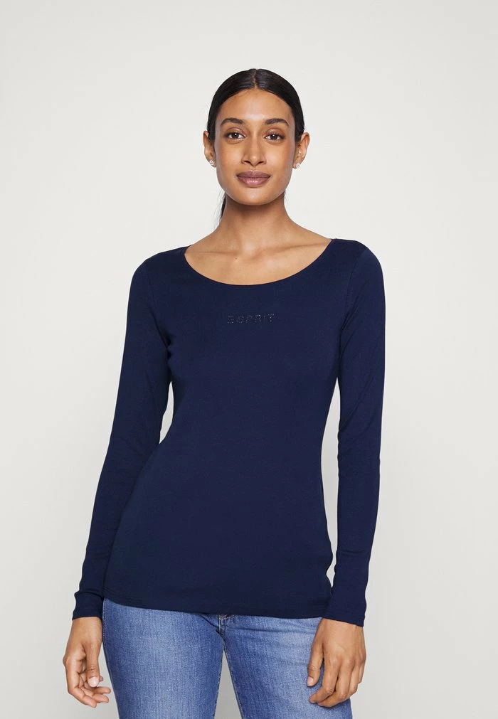Esprit Long Sleeved Top - Navy
