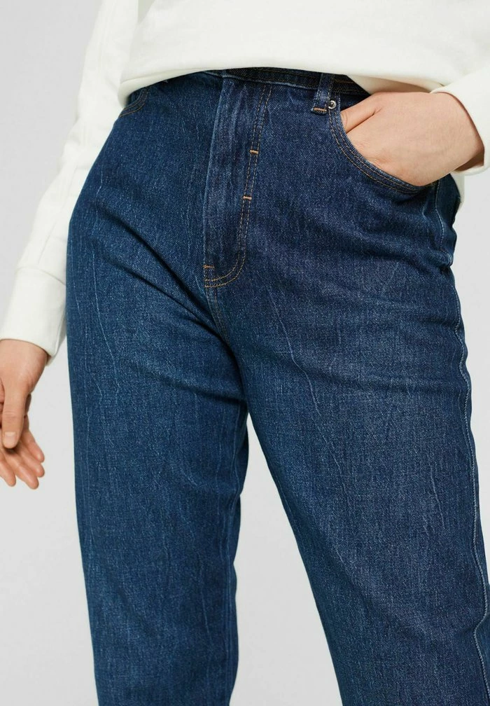 Esprit Straight Leg Jeans - Blue Dark Wash - Image 4