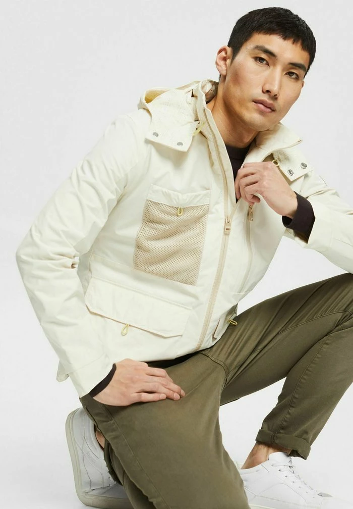 Esprit Outdoor Jacket - Cream Beige - Image 4