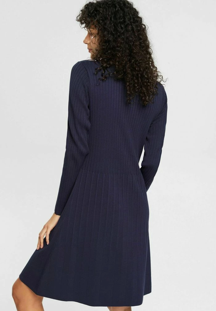 Esprit Jumper Dress - Navy - Image 3