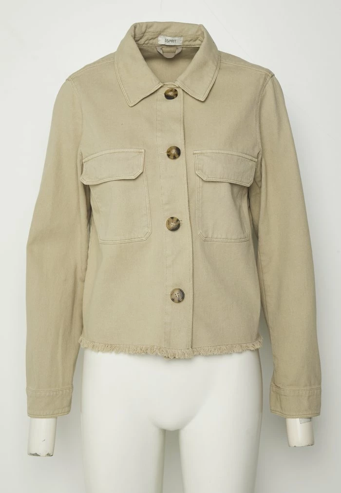 Esprit WOVEN - Denim Jacket - Sand