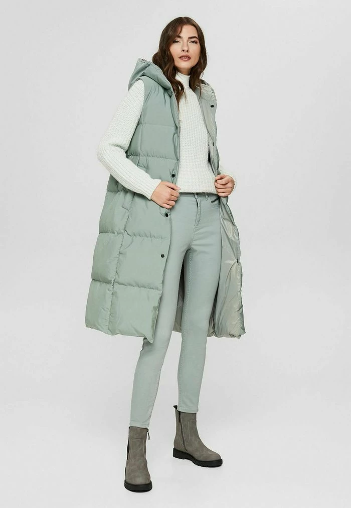 Esprit SKINNY - Trousers - Dusty Green - Image 2