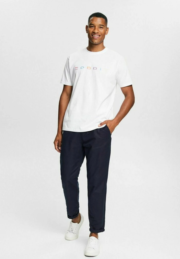 Esprit SUS AW CN SS - Print T-shirt - White - Image 2