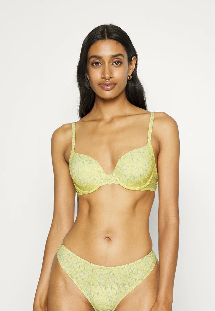 Esprit MICRO PRINTED THE TIMELESS FIT SEXY - Underwired Bra - Pistachio Green