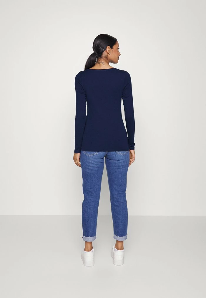 Esprit Long Sleeved Top - Navy - Image 3