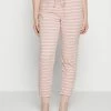 Esprit STRIPE COTTON SINGLE PANTS LONG LEG - Pyjama Bottoms - Old Pink