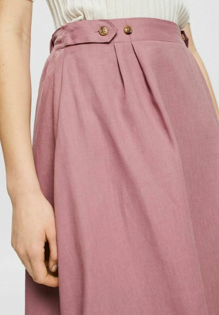 Esprit Pleated Skirt - Mauve - Image 6