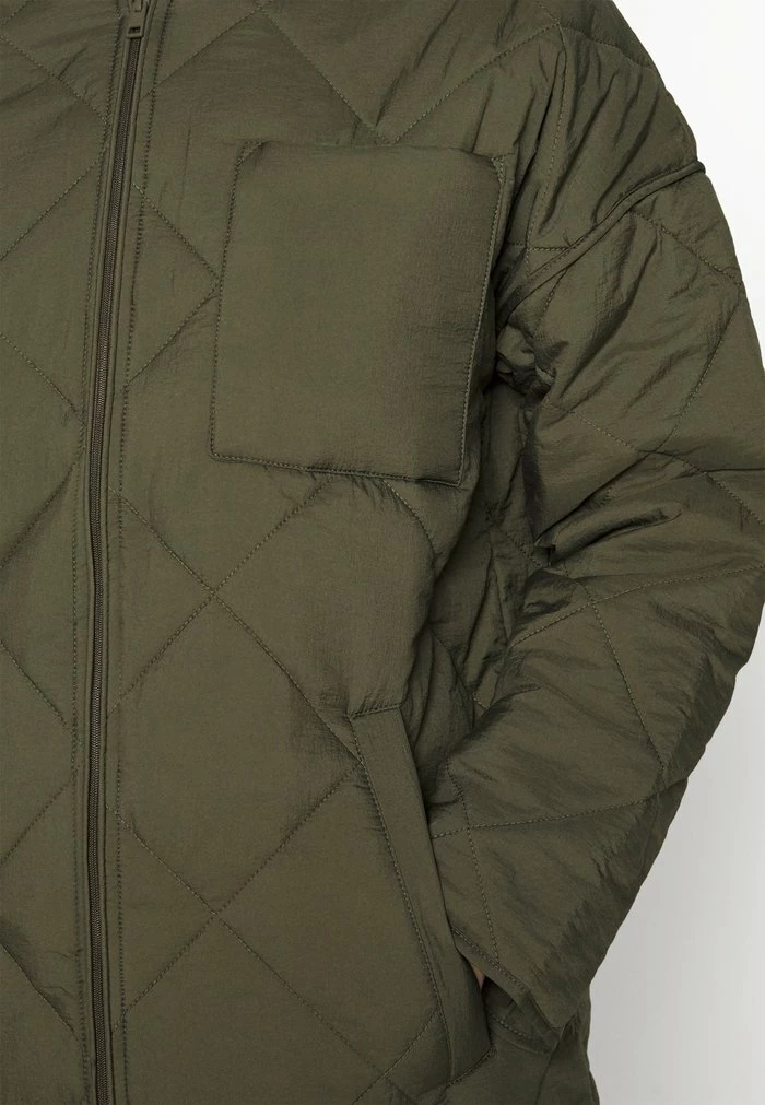 Esprit Classic Coat - Dark Khaki - Image 7