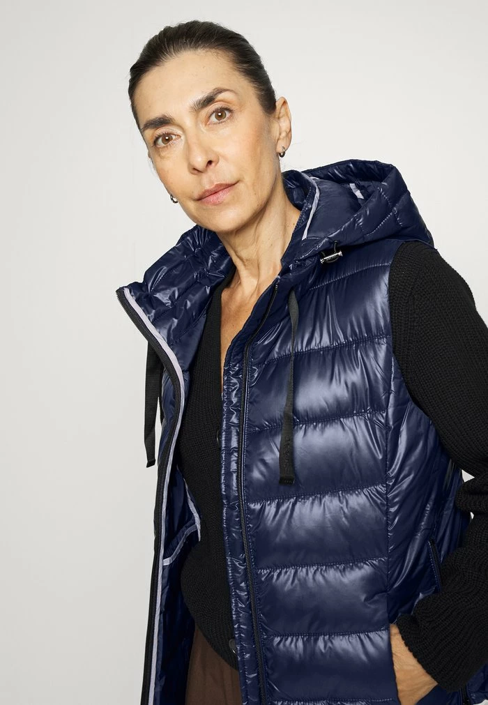 Esprit TAPE VEST - Waistcoat - Navy - Image 5