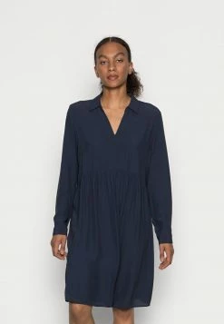 Esprit MOROCCAIN DRESS - Day Dress - Navy