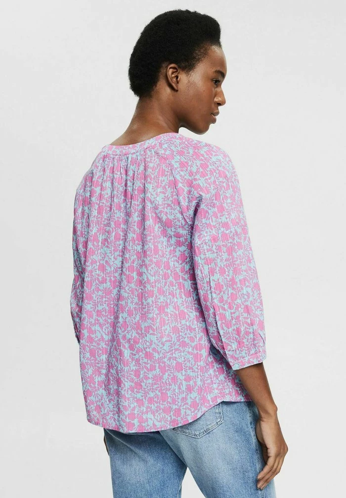 Esprit GEMUSTERTE MIT 3/4 ÄRMELN - Blouse - Berry - Image 3