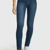 Esprit STRETCH HIGH RISE - Jeans Skinny Fit - Blue Medium Washed