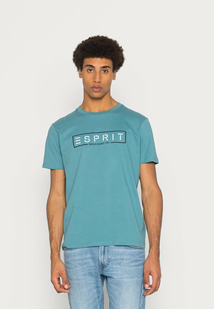 Esprit SUS - Print T-shirt - Turquoise